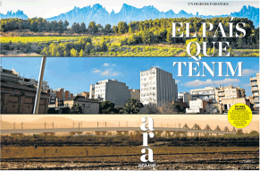 Portada diari ARA especial paisatge